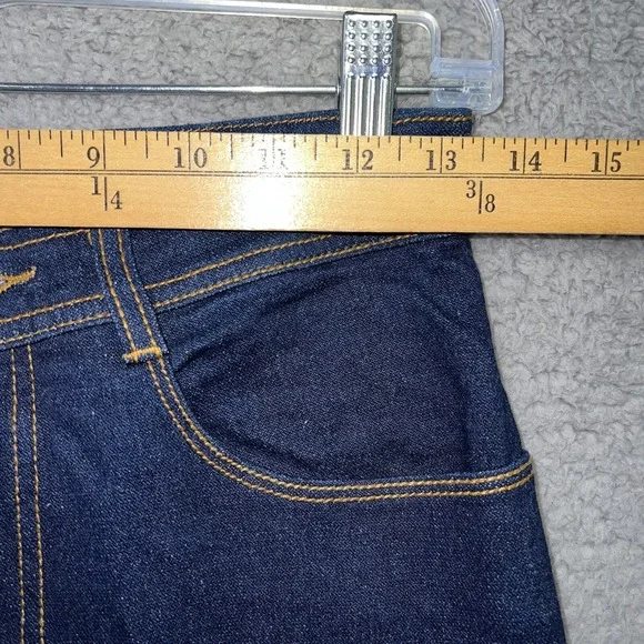 NOS Jordache Jeans Women's Size 12 x 33 Blue Denim Horse Head Hemmed Pants 52992